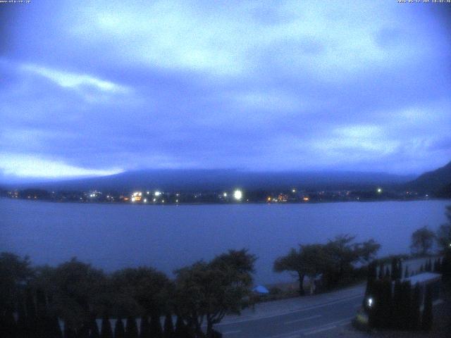 河口湖からの富士山