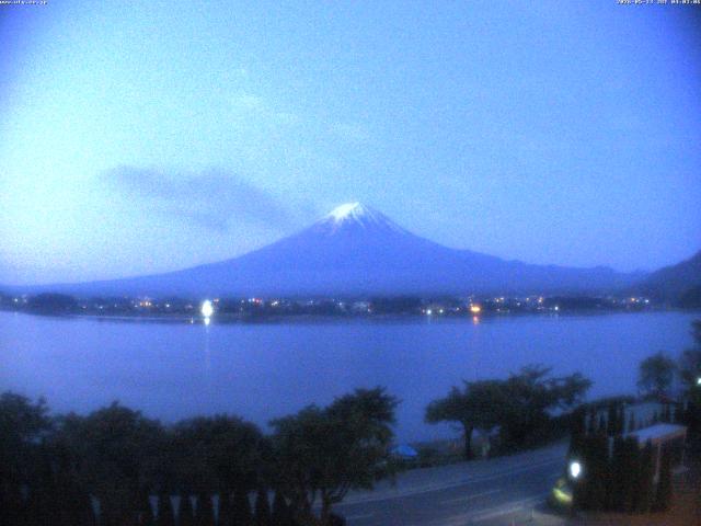 河口湖からの富士山
