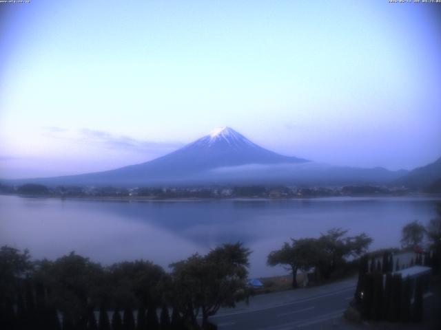 河口湖からの富士山