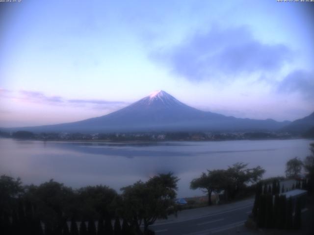 河口湖からの富士山