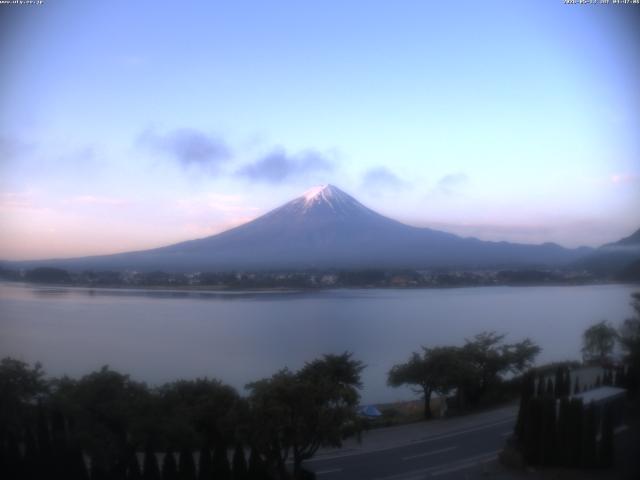 河口湖からの富士山