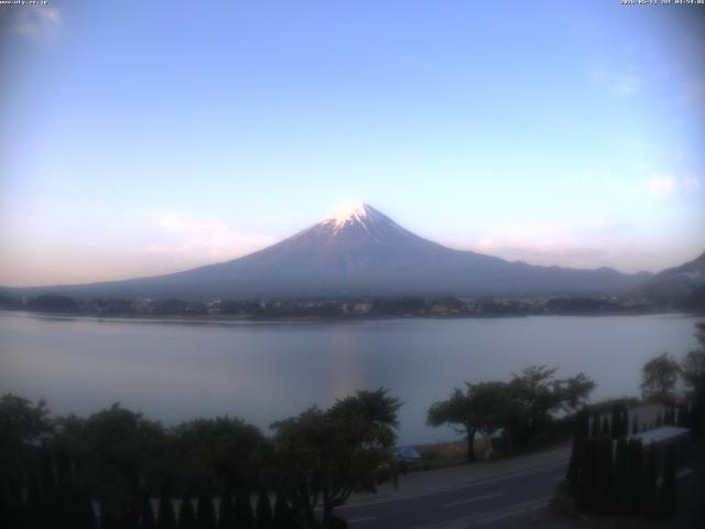 河口湖からの富士山