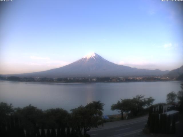 河口湖からの富士山