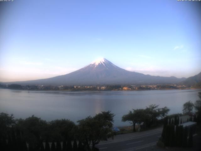 河口湖からの富士山