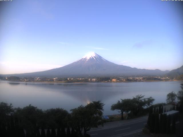 河口湖からの富士山