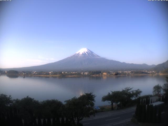河口湖からの富士山
