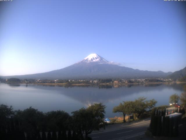 河口湖からの富士山
