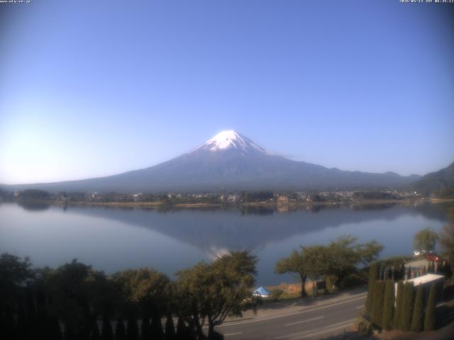 河口湖からの富士山