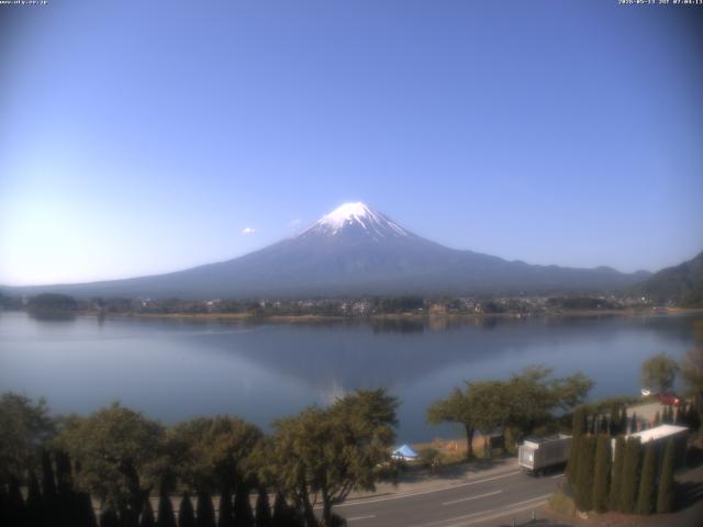河口湖からの富士山