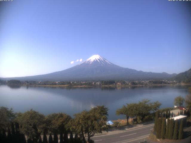 河口湖からの富士山