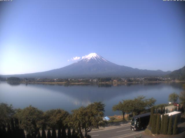 河口湖からの富士山