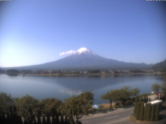 河口湖からの富士山