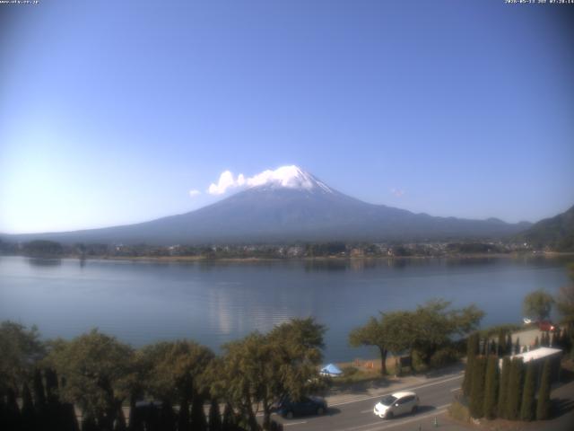 河口湖からの富士山