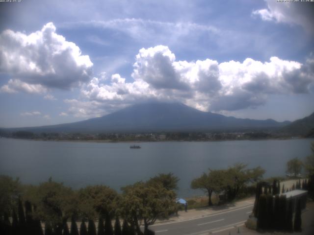 河口湖からの富士山