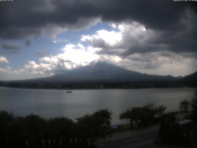 河口湖からの富士山