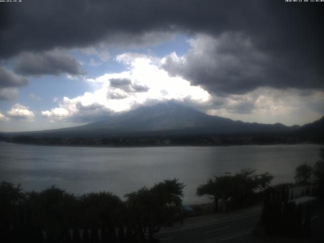 河口湖からの富士山