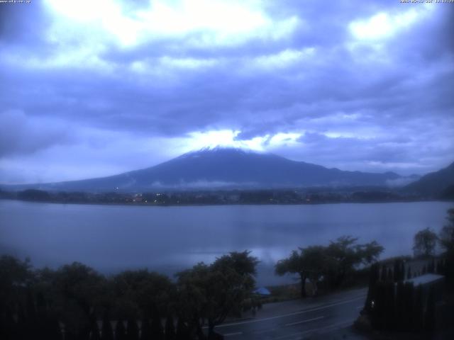 河口湖からの富士山