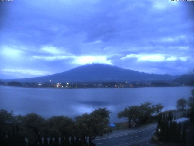 河口湖からの富士山