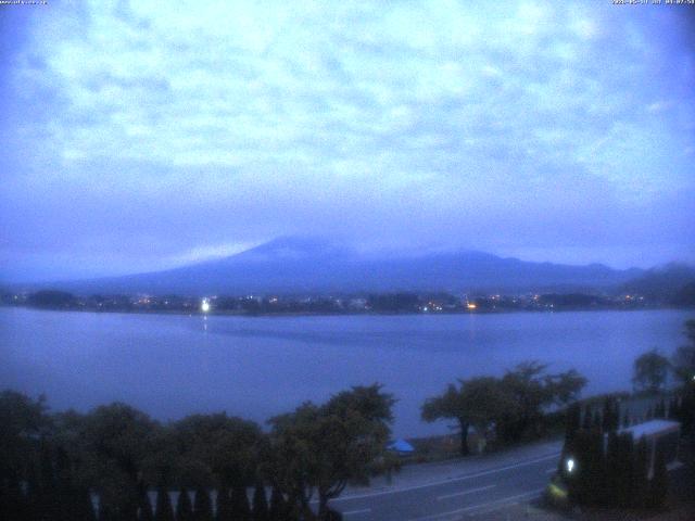 河口湖からの富士山