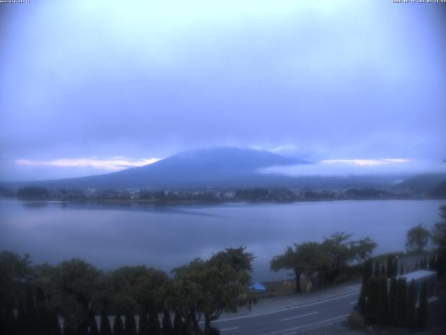 河口湖からの富士山