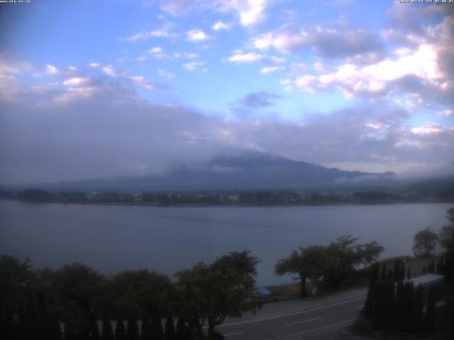 河口湖からの富士山