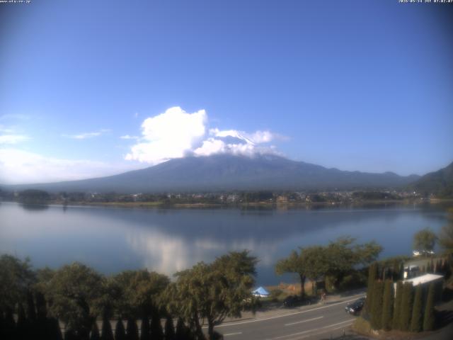 河口湖からの富士山