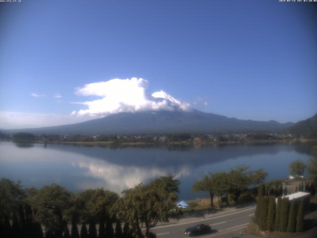 河口湖からの富士山