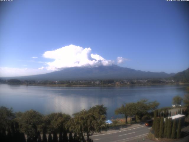 河口湖からの富士山