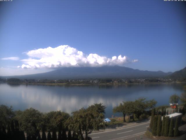 河口湖からの富士山