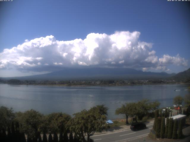 河口湖からの富士山
