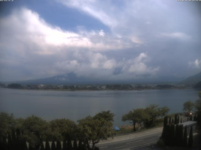 河口湖からの富士山
