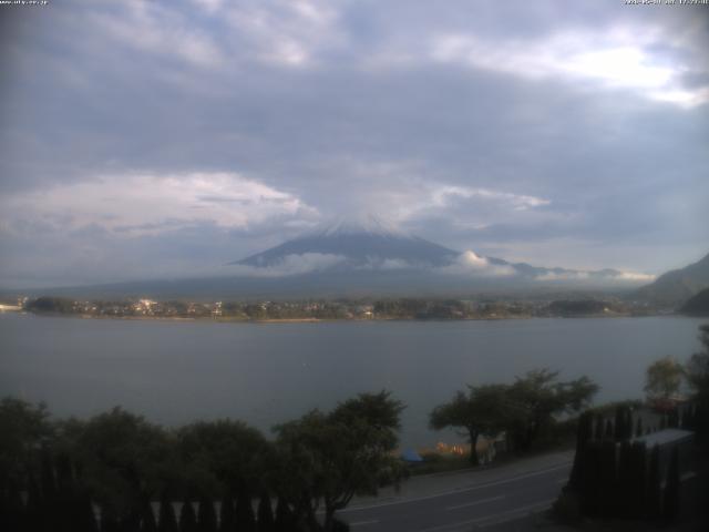 河口湖からの富士山