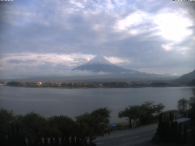 河口湖からの富士山