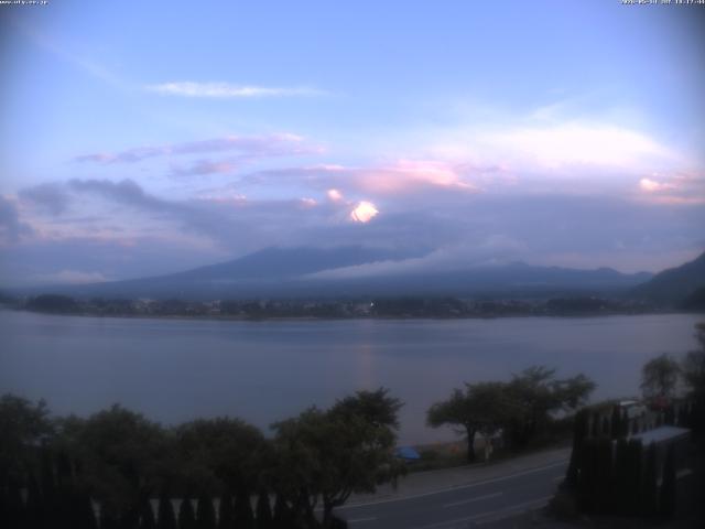 河口湖からの富士山