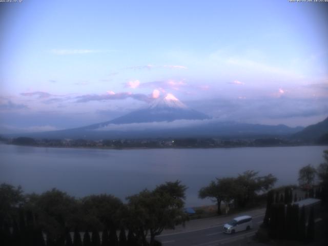 河口湖からの富士山