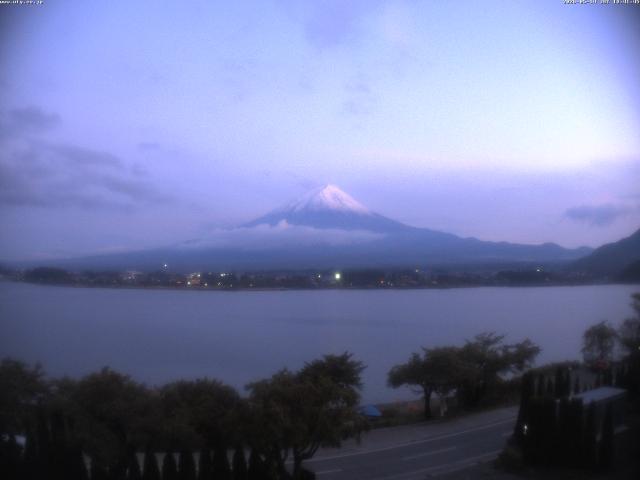 河口湖からの富士山