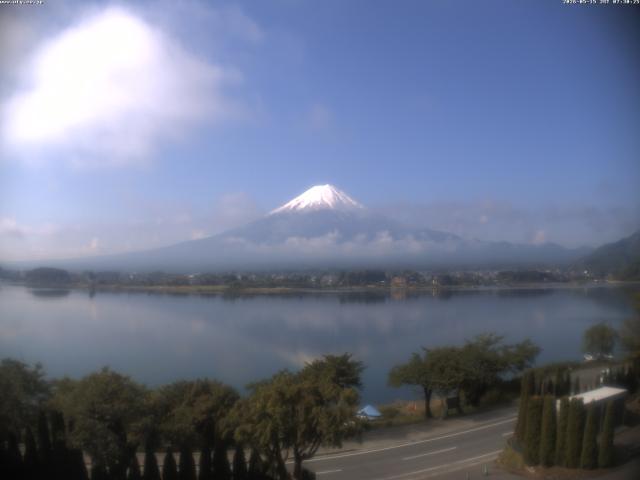 河口湖からの富士山