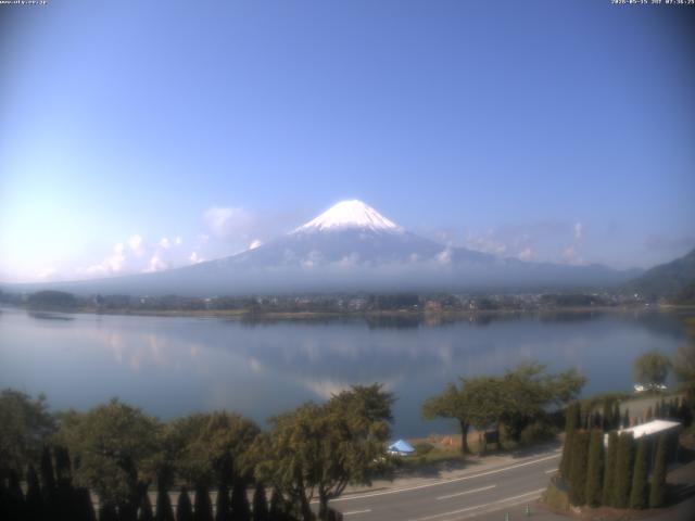 河口湖からの富士山