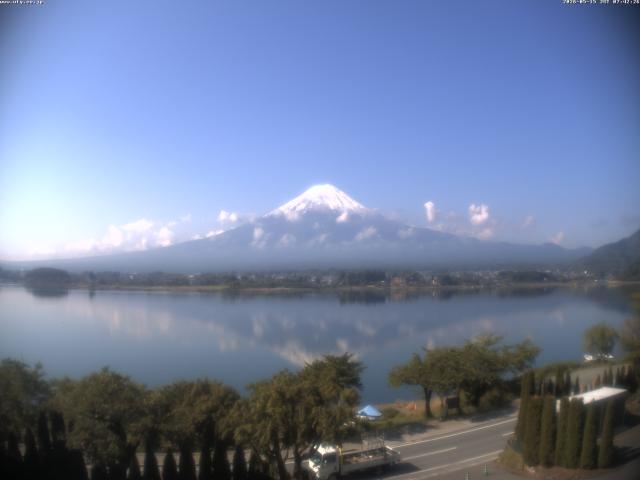 河口湖からの富士山