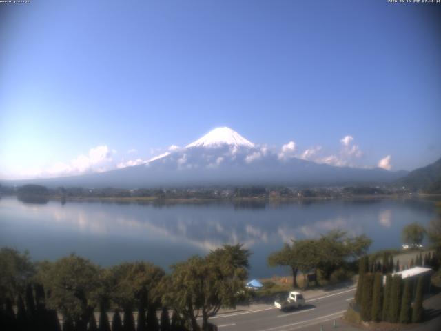 河口湖からの富士山