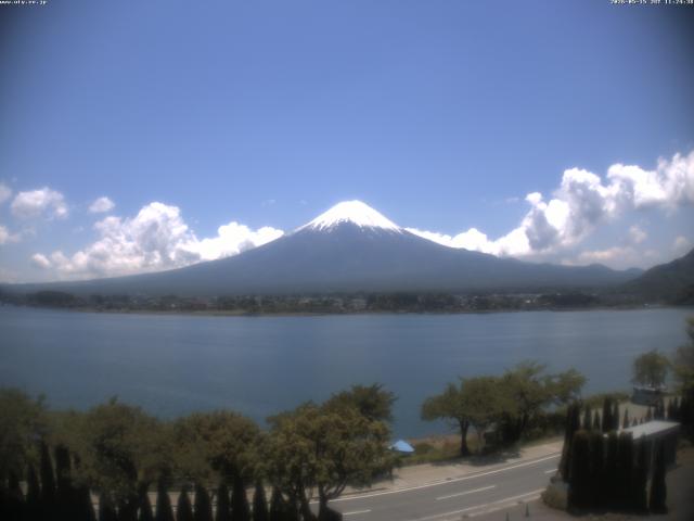 河口湖からの富士山