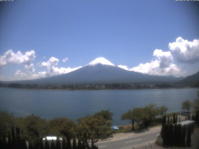 河口湖からの富士山