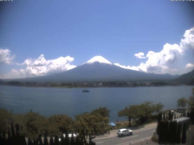 河口湖からの富士山
