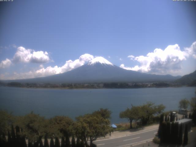 河口湖からの富士山