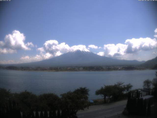 河口湖からの富士山
