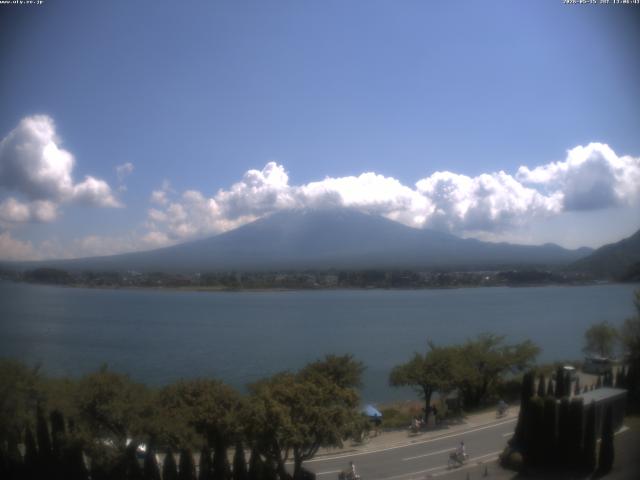 河口湖からの富士山