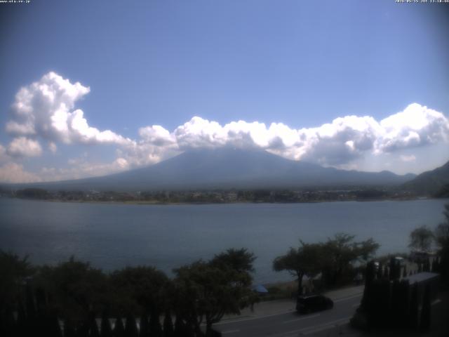 河口湖からの富士山