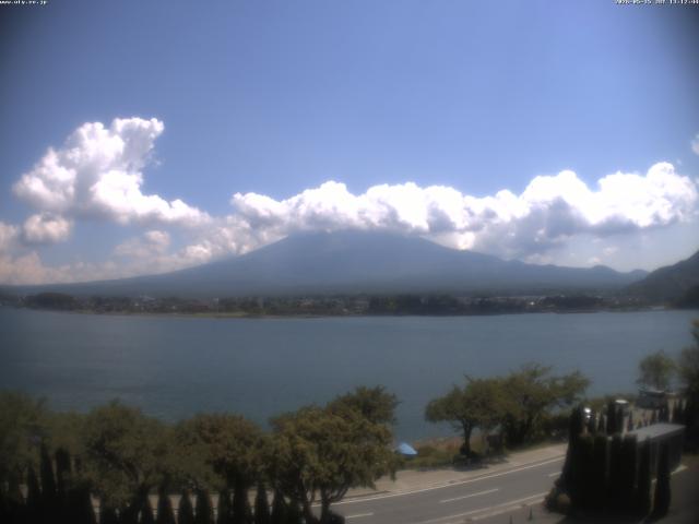 河口湖からの富士山