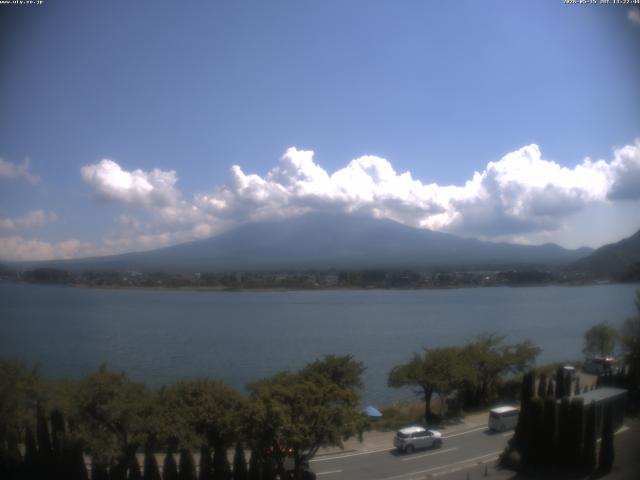 河口湖からの富士山