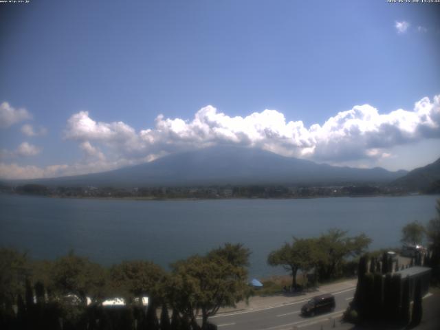 河口湖からの富士山